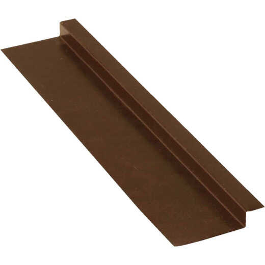 NorWesco 3/8 In. x 5/8 In. x 2 In. x 10 Ft. Brown Galvanized Ply Edge Z-Style Flashing