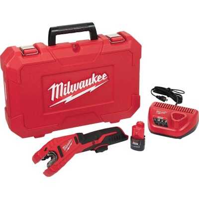 Milwaukee M12 12 Volt Lithium-Ion Copper Cordless Pipe Cutter Kit
