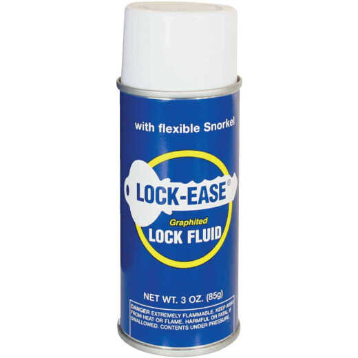 AGS Lock-Ease 3 Oz. Aerosol Spray Graphited Lock Lubricant
